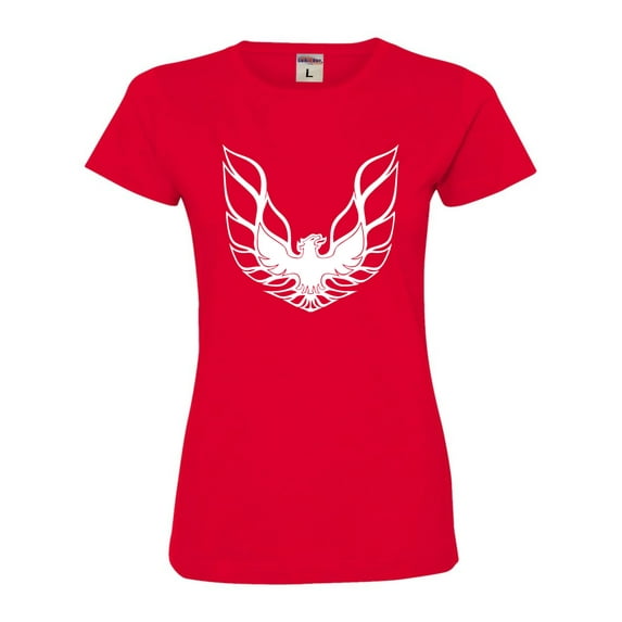 Womens Pontiac Firebird Logo GTA Trans-Am Retro Deluxe Soft T-Shirt