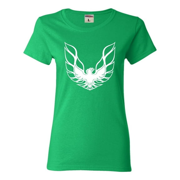Womens Pontiac Firebird Logo GTA Trans-Am Retro T-Shirt