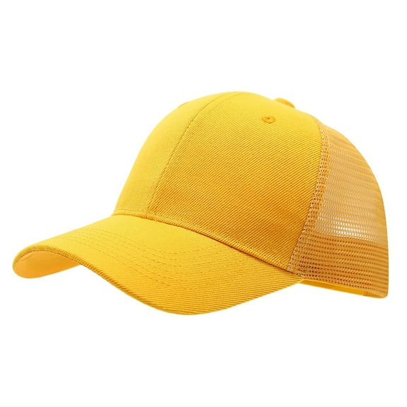 Womens Ponytail Hat Baseball Cap High Messy Bun Ponycap Hats Quick Drying Mesh Hat