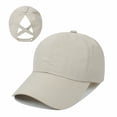 thumbnail image 1 of Womens Ponytail Hat Lightweight Mesh Sports Hat Baseball Cap, 1 of 7
