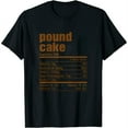 thumbnail image 1 of Womens Pound Cake Funny Thanksgiving Christmas Matching T-Shirt Black Medium, 1 of 5