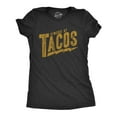 thumbnail image 1 of Womens Powered By Tacos T Shirt Funny Sarcastic Vintage Retro Graphic Tee for Girls Womens Graphic Tees, 1 of 7