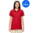 thumbnail image 1 of Womens Premium Cotton Double Piqué Sport Shirt 2 Pack, 1 of 2