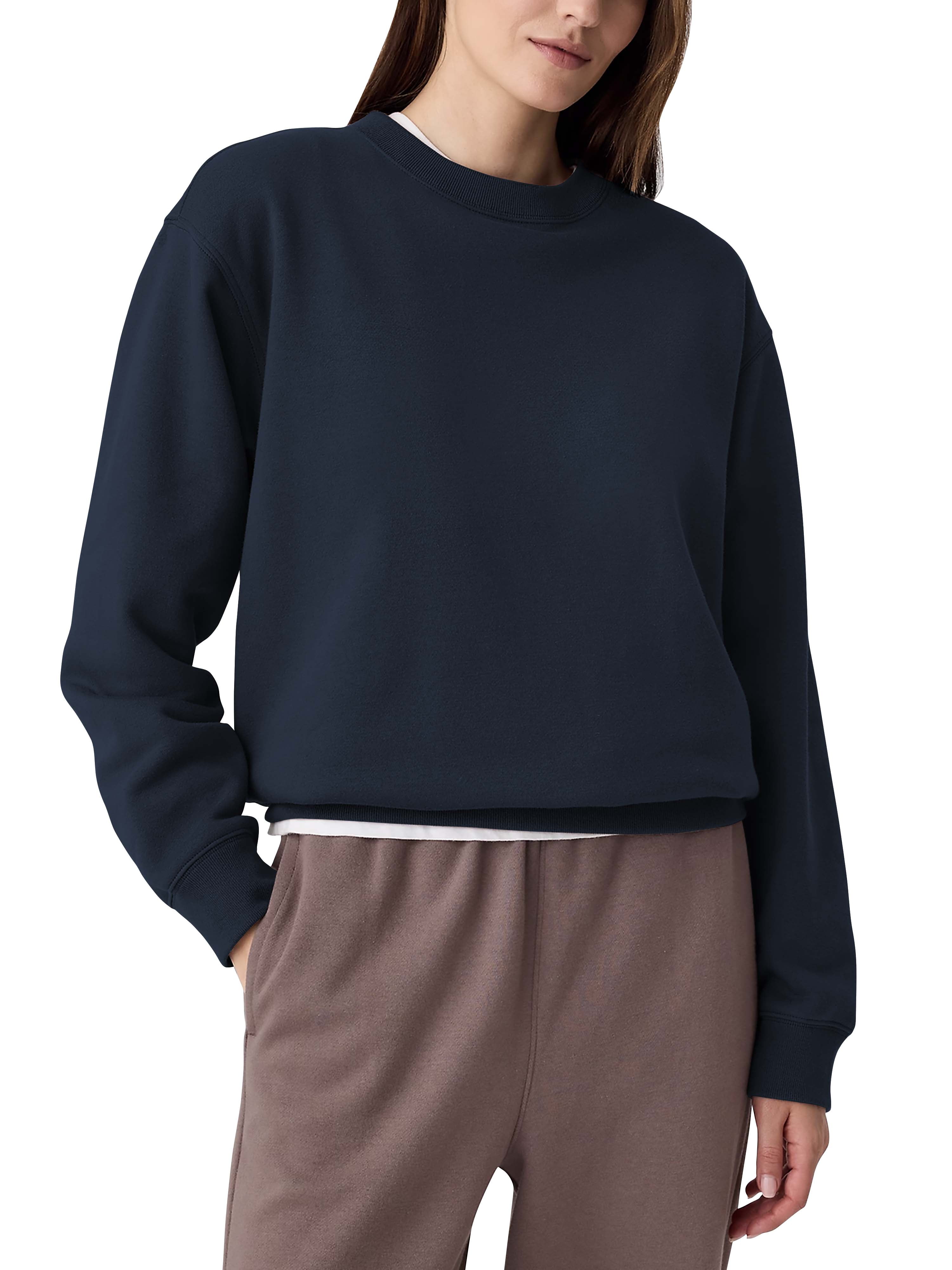 Womens Essentials Heavyweight Sweatshirt Loose Fit Crewneck