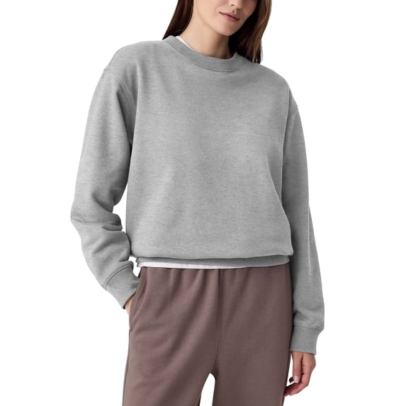 Womens Essentials Heavyweight Sweatshirt Loose Fit Crewneck