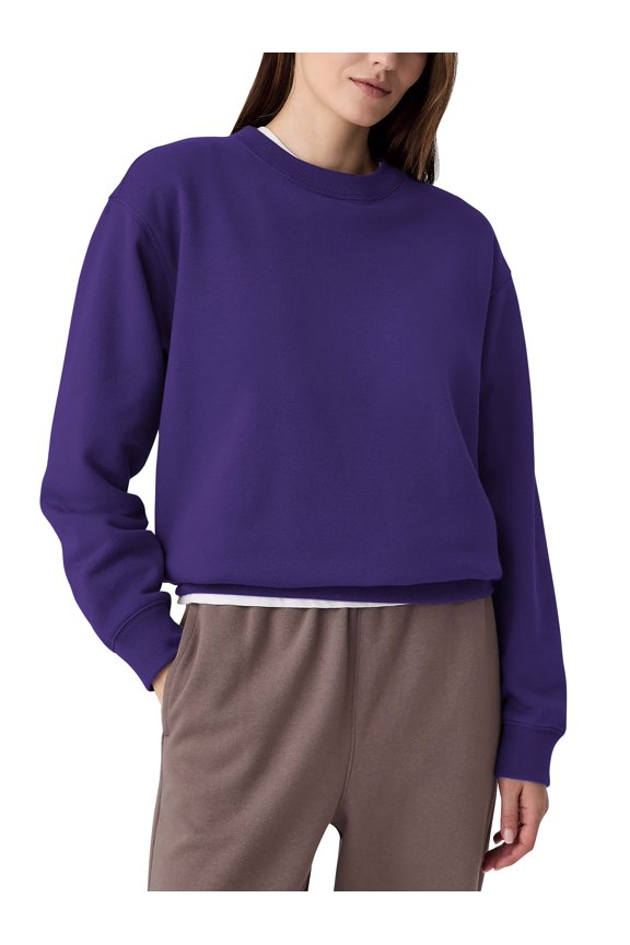 Womens Essentials Heavyweight Sweatshirt Loose Fit Crewneck