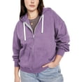 thumbnail image 1 of Womens Essentials Heavyweight Zip Up Hoodie Jacket Loose Fit, 1 of 7