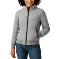 thumbnail image 1 of Womens Premium Lightweight Puffer Jacket Water-Repellant Quilted Light Grey-XXL, 1 of 9