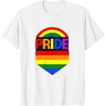 thumbnail image 1 of Womens Pride Pocket Lgbt T-Shirt White Large, 1 of 5