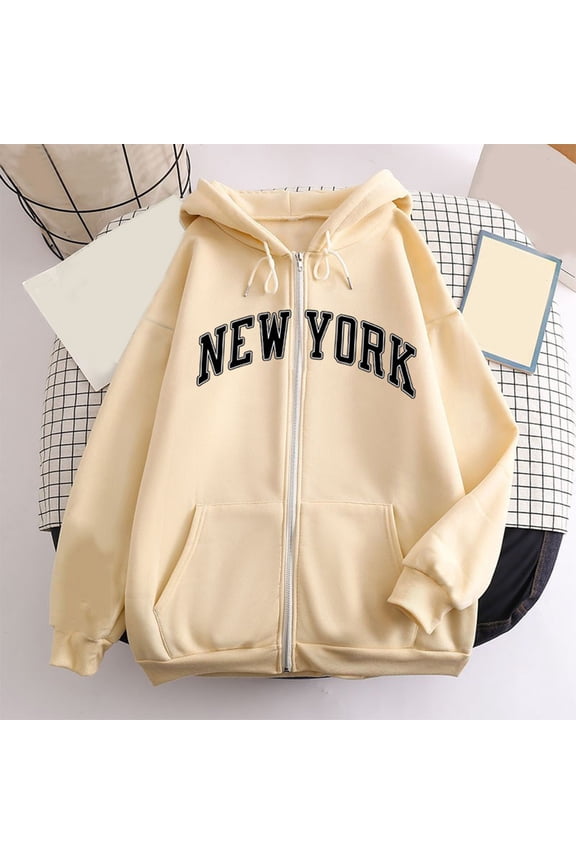 Womens Printed Round Neck Hooded Casual Long Sleeve Sweatshirt Drawstring Hoodie Casual Women's Hoodies Hoodies Side Zip Light Hoodies Women Womens Lightweight Hoodie Vintage Hoodies Women Casual