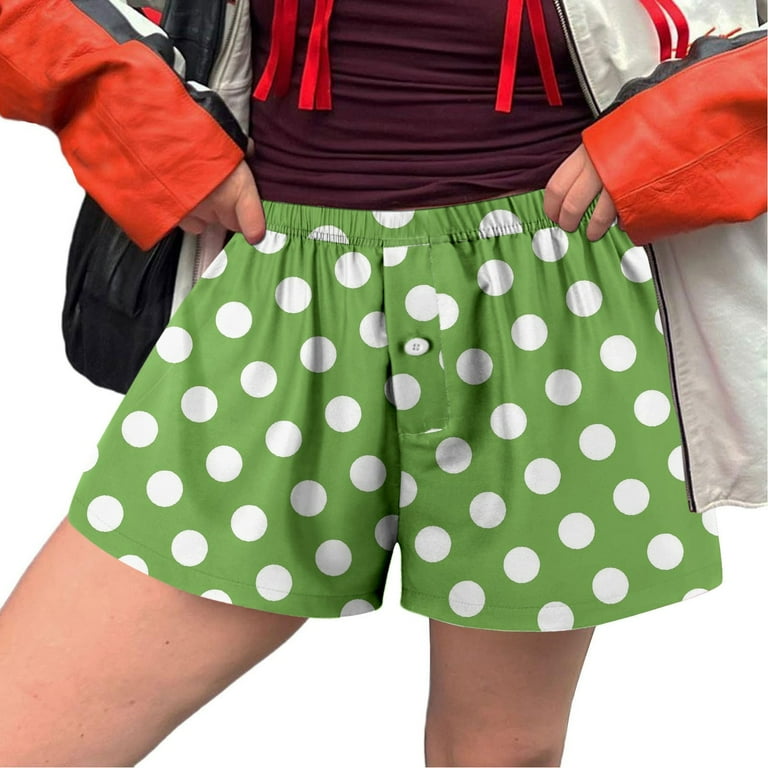 Patterned loose shorts hotsell