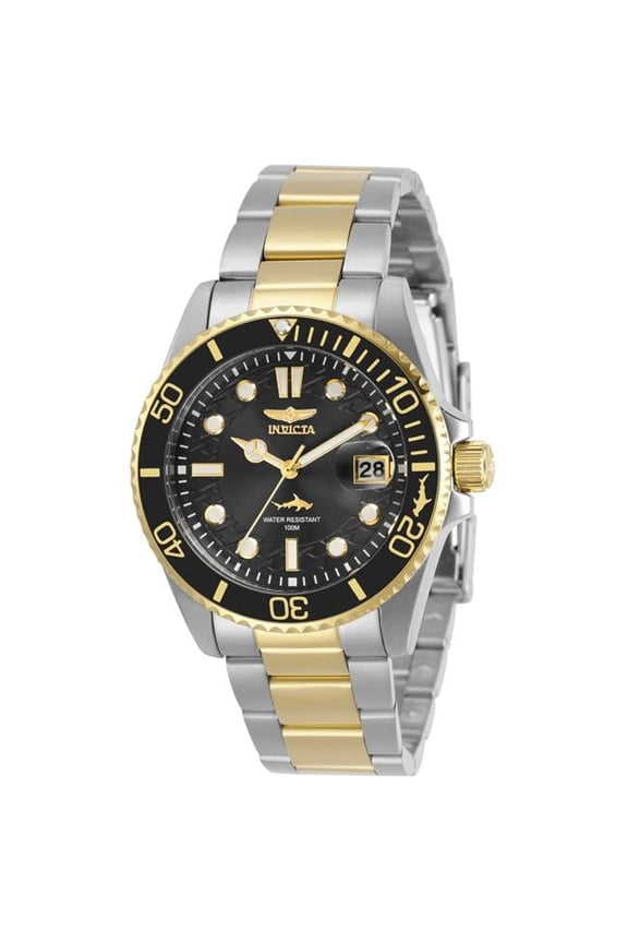 Womens Pro Diver Quartz 3 Hand Black Dial Watch