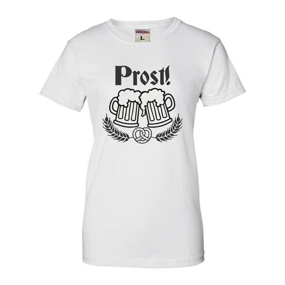 Womens Prost! Oktoberfest German Cheers T-Shirt