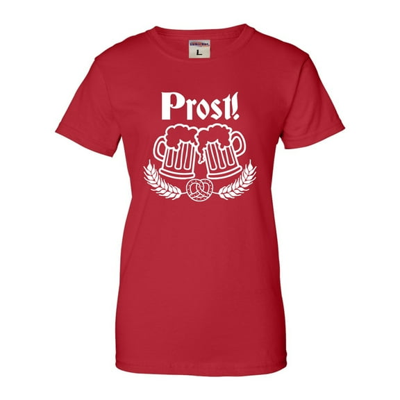 Womens Prost! Oktoberfest German Cheers T-Shirt