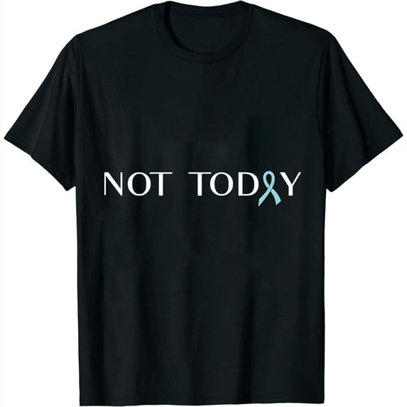 Womens Prostate Cancer Fight Cancer Ribbon Short Sleeve T-Shirt Black 2X-Large
