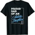 thumbnail image 1 of Womens Proud Dad Of An Autistic Daughter Autism Awareness Shirt T-Shirt Black, 1 of 5