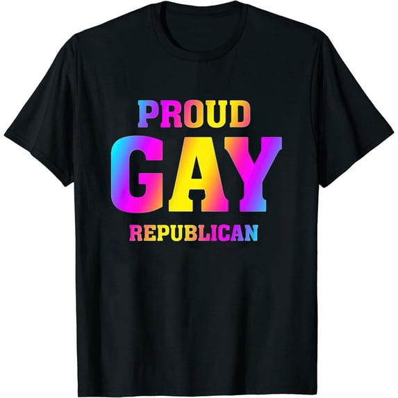 Womens Proud Gay Republican - LGBTQ Conservative Quote Premium T-Shirt White 3X-Large