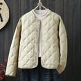 thumbnail image 1 of Womens Puffer Jacket Solid Color Without Hood For Casual Winter Layered Wear Womens Winter Coats, 1 of 8