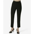 thumbnail image 1 of Womens Pull On Pants With Side Slits Sid Black M, 1 of 1