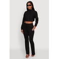 thumbnail image 1 of Womens Pull On Pintuck Flared Pants, 1 of 4