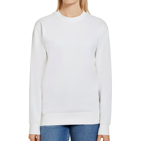 Womens Pullover Adult Long Sleeve Crewneck Sweatshirt Premium for Ladies Comfort Sweater S M L XL 2XL 3XL Blank Tee