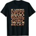 thumbnail image 1 of Womens Pumpkin Spice Basic Becky T-Shirt Black Medium, 1 of 5