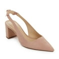 thumbnail image 1 of Womens Pumps Pointed Toe Slip on Slingback Cute Bowknot Classic Chunky Block Heels, 1 of 4