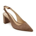thumbnail image 1 of Womens Pumps Pointed Toe Slip on Slingback Cute Bowknot Classic Chunky Block Heels, 1 of 4