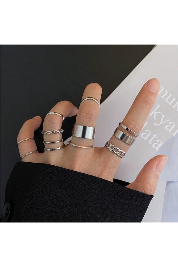 Womens Fashion Alloy Love Ring: Simple Temperament Electroplated Butterfly Element Hollowed Out Design, Individually Packaged