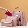 thumbnail image 1 of Womens Purse And Handbag 3 Pcs Bag Set Tassel Tote Clutch Satchel Top Handle Shoulder Bag, Usupdd 2025 Womens Purse And Handbag 3, 1 of 7