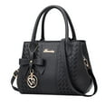 thumbnail image 1 of Womens Purses and Handbags Shoulder Bag Ladies Designer Satchel Messenger Tote Bag with Top Handles Large Capacity Crossbody Bag Black, 1 of 9