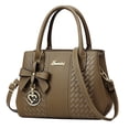thumbnail image 1 of Womens Purses and Handbags Shoulder Bag Ladies Designer Satchel Messenger Tote Bag with Top Handles Large Capacity Crossbody Bag Brown, 1 of 9