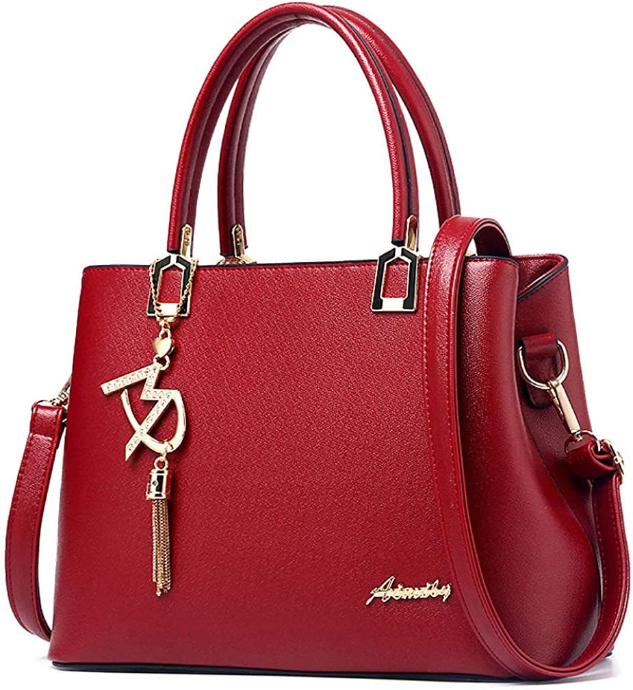 Ladies Designer Handbags High Quality Brand Name Handbags PU Leather Bag  For Women Woman Red Bags italian Leather Bags