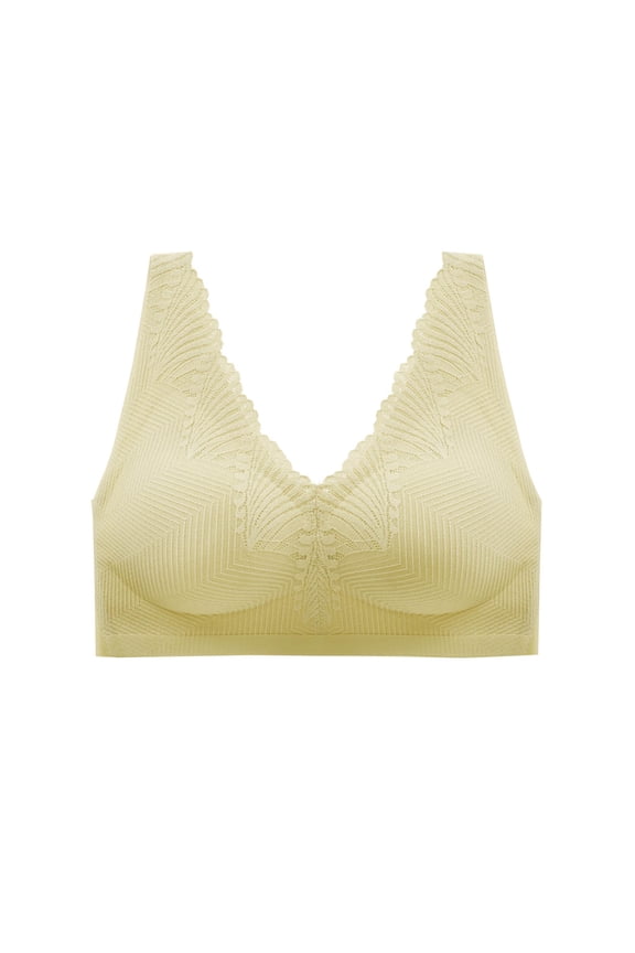 Womens Push Up Bras ABC Cup Lightly Lined Bralettes for Women Lace Splice Pullover Padded No Underwire Tshirt Bra