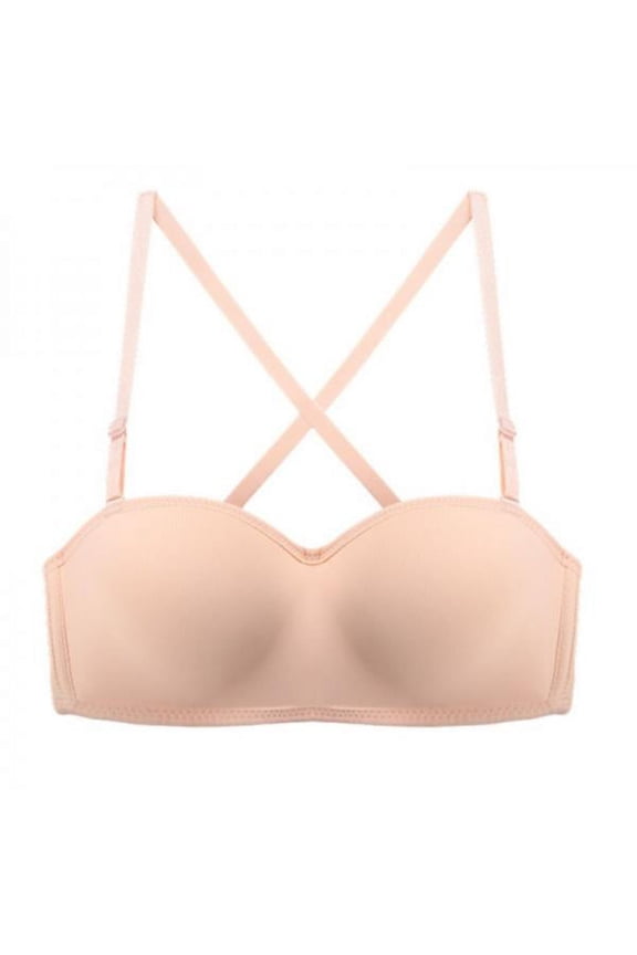 Womens Push-Up Smooth Comfort Lift and Support Wire-Free Bra