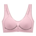 thumbnail image 1 of Womens Push up Bras Breathable Comfy Front Closure Wireless Sports Bra Ladies Compression Full Coverage Seamless Bralettes, 1 of 3