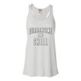 thumbnail image 1 of Womens Quarantine And Chill Flowy Racerback Tank Top T-Shirt, 1 of 1