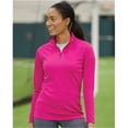 thumbnail image 1 of Womens Quarter-Zip Pullover, Gold - Small, 1 of 1