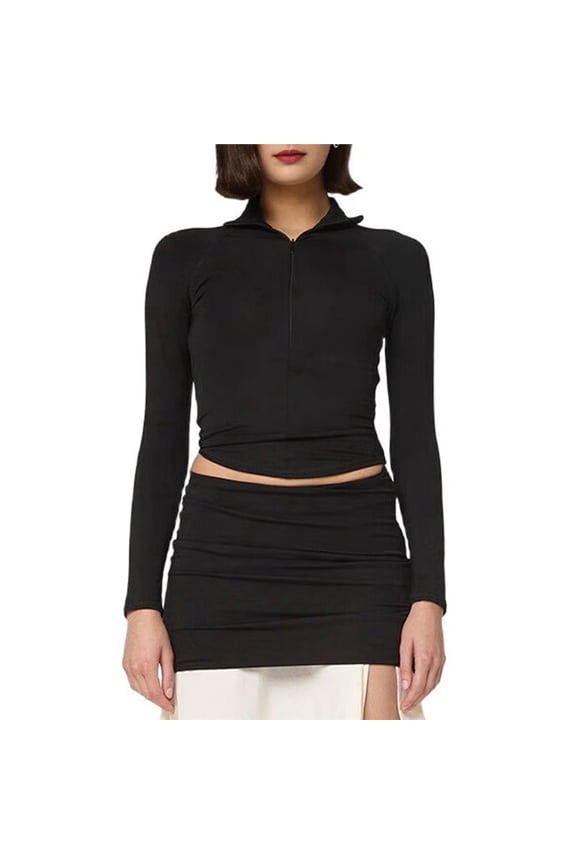 Womens Quarter Zip Pullover - Performance 1/4 Zipper Mock Neck Sweatshirt - Athletic Quarter Zip Pullover Women