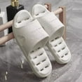 thumbnail image 1 of Womens Quick-Dry Slide Sandals, Non-Slip Lightweight EVA Shower Pool Beach Slides for Women, Beige,Size 36, 1 of 6