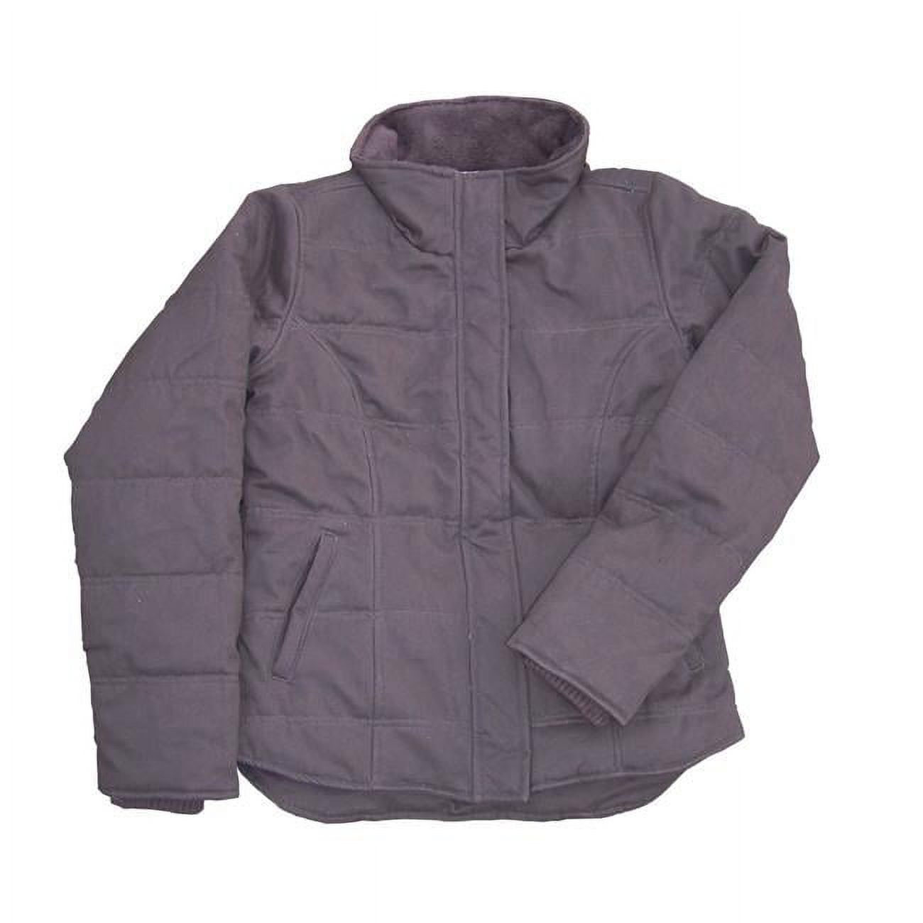 Womens Quilted Jacket, Brown 2XL