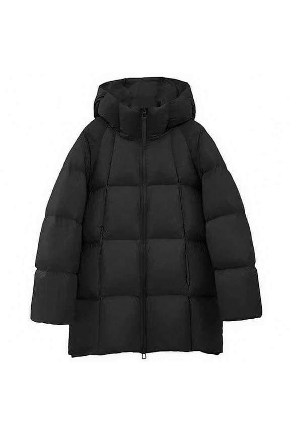 Womens Quilted Jacket, Women's Winter Windproof Warm Down Coats Waterproof Thicken Hooded fashions Puffer Jacket S-XL