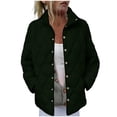 thumbnail image 1 of Womens Quilted Lightweight Jacket Button Down Stand Collar Puffer Jacket Coats Padded Outwear with Pockets, 1 of 7