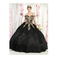 thumbnail image 1 of Women's Layla K Quinceanera Dresses | Vestidos De 15 Anos Ball Gowns New Collection Black And Gold 14 BLACK/GOLD, 1 of 5