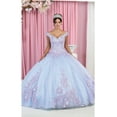 thumbnail image 1 of Womens Quinceanera Dresses Ball Gown Juniors Sweet 16 Prom Birthday Dress Off Shoulder Evening Princess Puffy Dresses for Plus Size Women, 1 of 5