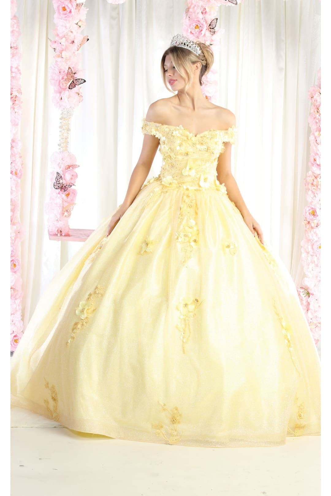 Wedding Sweet 16 Dresses Yellow Sweet 16 Birthday Party Dress In