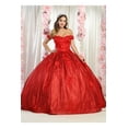 thumbnail image 1 of Womens Black Quinceanera Dresses Ball Gown Juniors Sweet 16 Prom Birthday Dress Off Shoulder Evening Princess Puffy Dresses for Plus Size Women, 1 of 5