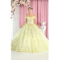 thumbnail image 1 of Womens Yellow Quinceanera Dresses Ball Gown Juniors Sweet 16 Prom Birthday Dress Off Shoulder Evening Princess Puffy Dresses for Plus Size Women, 1 of 5