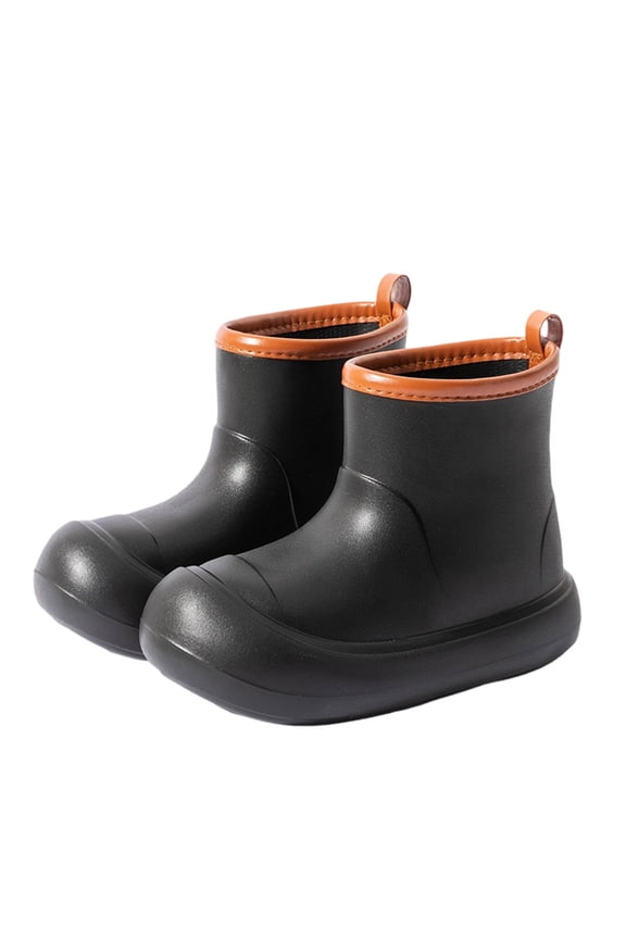 Womens Rain Boots Ankle Rain Boots Solid Color Casual Shoes Short Rain Boots Multi Color Matching Waterproof Non-Slip Mid-Tube Rain Boots West Coast Dopamine Color Shoes Everyday Rain Boots