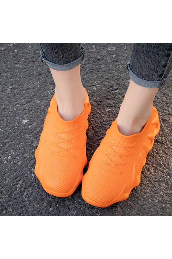 Womens Rain Boots Wide Width Anti Slip Soft Sole Waterproof Durable Low Cut Comfortable Rainboots For Ladies With Easy Slip On Design